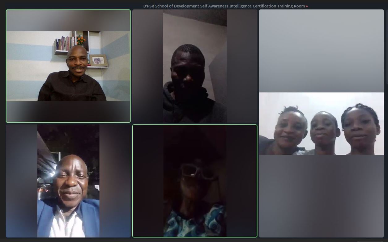 Pictures some participants of Self Awareness Intelligence Certification Course (SAICC) Online Cohort 2